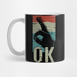 Underwater Diving Hand Signal Mug